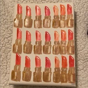 Glam canvas wall art